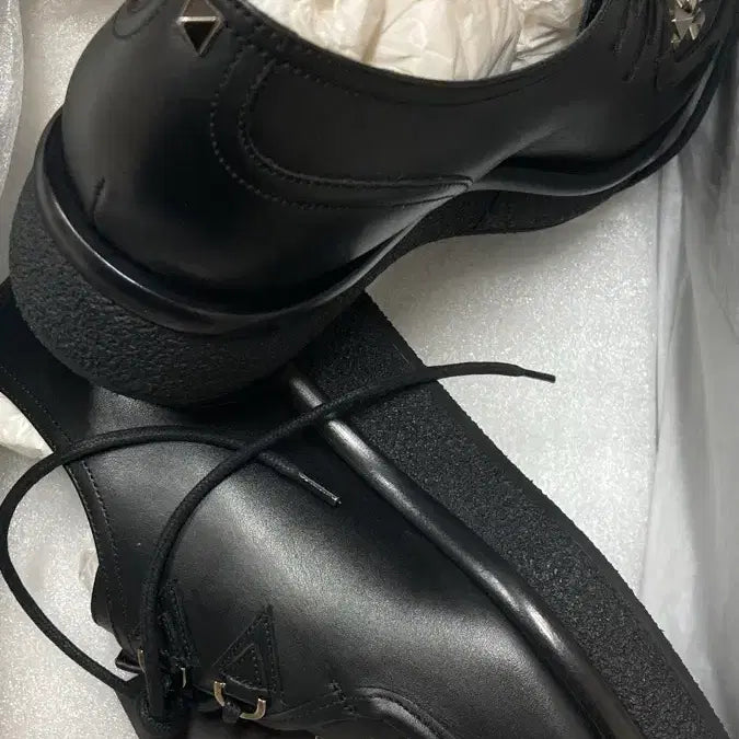 [BUNJANG] Valentino Derby Shoes Black EU 40 / 발렌티노 더비 슈즈 eu40사이즈 검정