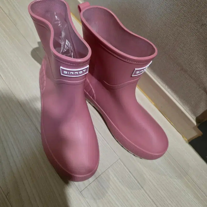 [BUNJANG] Pink Rain Boots (245mm) / 핑크색 레인부츠 장화 신발 245