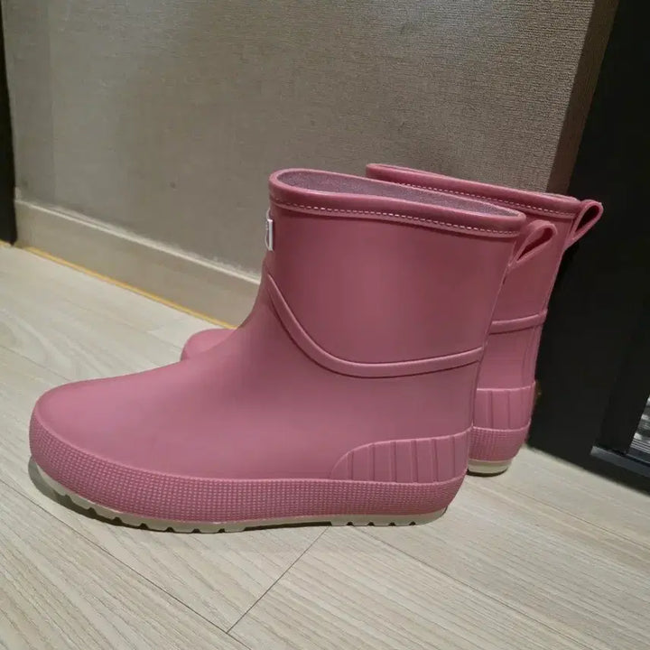 [BUNJANG] Pink Rain Boots (245mm) / 핑크색 레인부츠 장화 신발 245