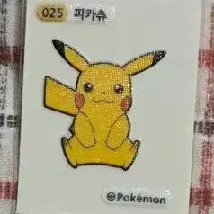 [BUNJANG] Pokemon Pikachu Tteokbokki Sticker / 포켓몬스터 피카츄 띠부씰