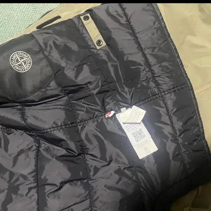 [BUNJANG] Stone Island Hooded Coat - Khaki / 스톤아일랜드 후드 코트 카키색