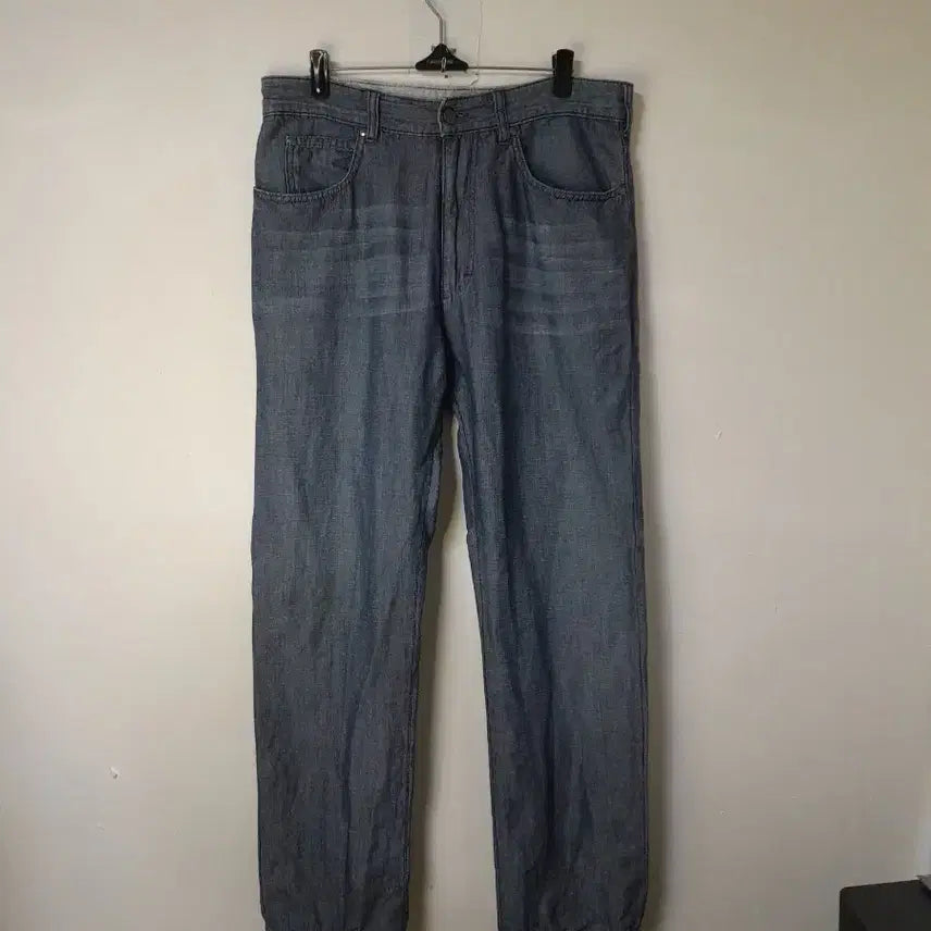 [BUNJANG] Zegna Linen Denim Pants 32" / 제냐 린넨 데님바지 32"