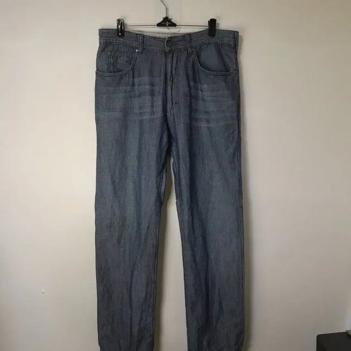 [BUNJANG] Zegna Linen Denim Pants 32" / 제냐 린넨 데님바지 32"