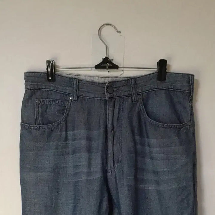 [BUNJANG] Zegna Linen Denim Pants 32" / 제냐 린넨 데님바지 32"