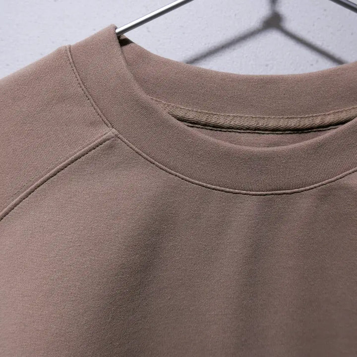 [BUNJANG] Rough Side Raglan Sweatshirt Beige / (KR/2) 러프사이드 래글런 스웻셔츠 베이지