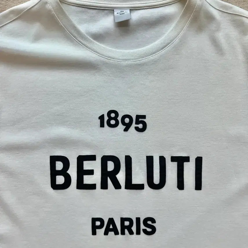[BUNJANG] Berluti Logo T-Shirt White M / [M] 벨루티 로고 티셔츠 화이트