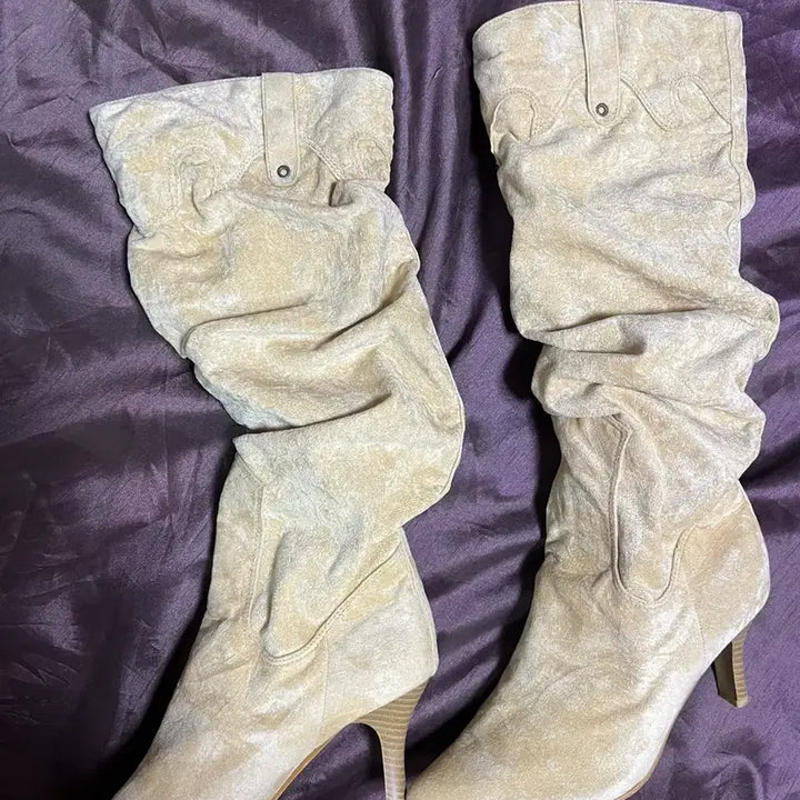 [BUNJANG] Camel Western Shirring Boots 245mm / 카멜 웨스턴 셔링 부츠 245mm