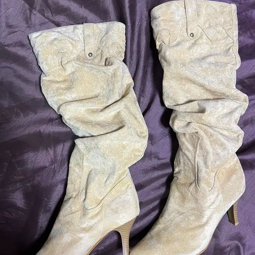 [BUNJANG] Camel Western Shirring Boots 245mm / 카멜 웨스턴 셔링 부츠 245mm