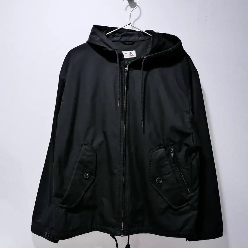 [SOLD OUT] (KR/2) 러프사이드 힐파카 블랙