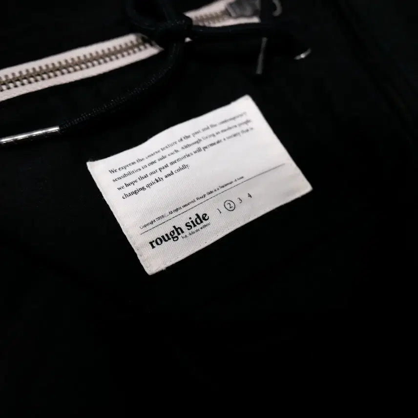 [SOLD OUT] (KR/2) 러프사이드 힐파카 블랙