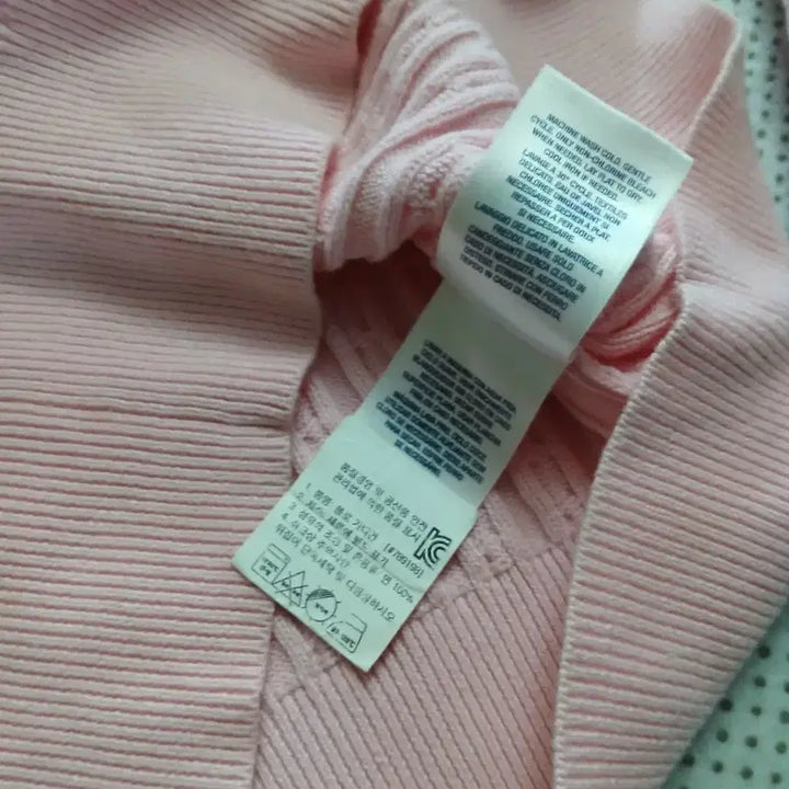 [BUNJANG] Polo Ralph Lauren Pink Cable Knit Cardigan / 폴로 랄프로렌 핑크 케이블 니트 가디건