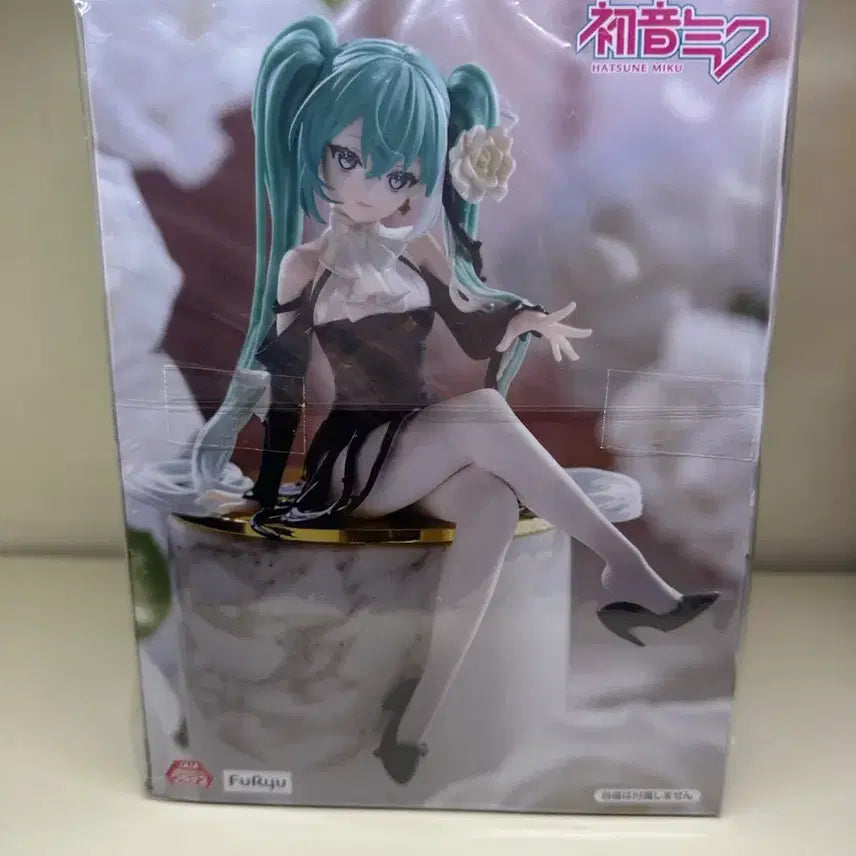 [SOLD OUT] [미개봉] [현물] 하츠네 미쿠 누들스토퍼 백장미 피규어
