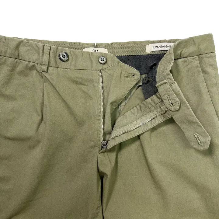 [BUNJANG] GTA Khaki Cotton Pants / GTA 카키 면 팬츠
