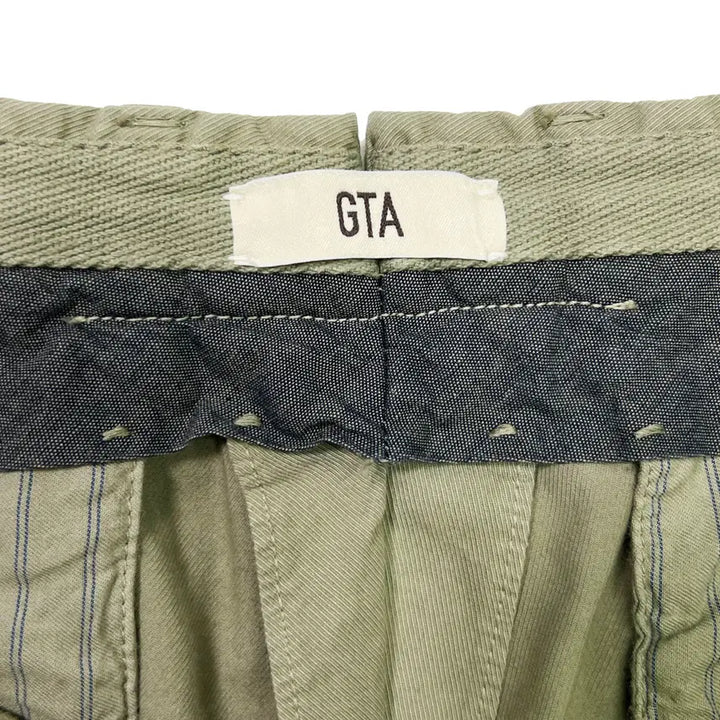 [BUNJANG] GTA Khaki Cotton Pants / GTA 카키 면 팬츠