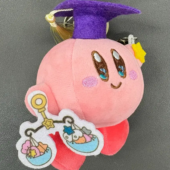 [BUNJANG] Kirby Libra Plush Keyring 11cm / (미사용) 별의 커비 천칭자리 인형 키링 11cm