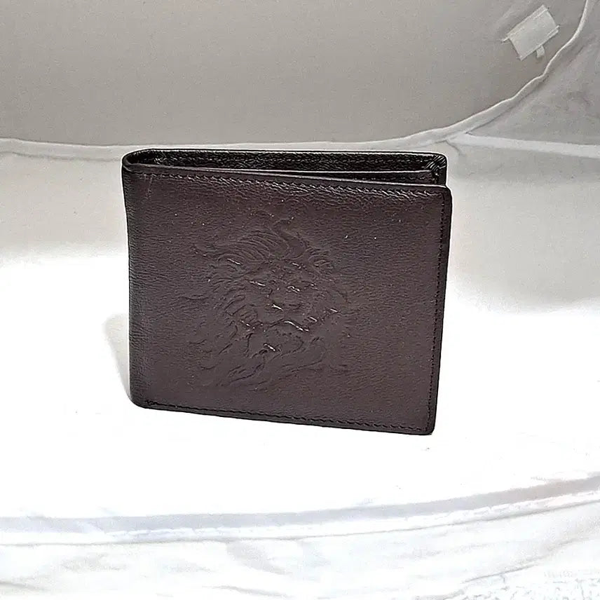 [SOLD OUT] (무배)라이언 소가죽 반지갑 브라운