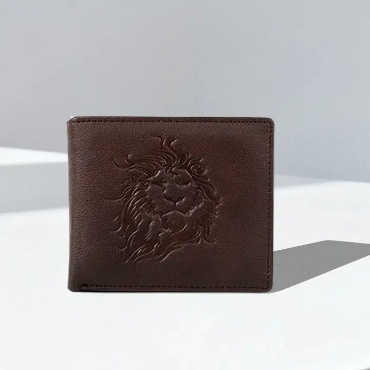 [SOLD OUT] (무배)라이언 소가죽 반지갑 브라운