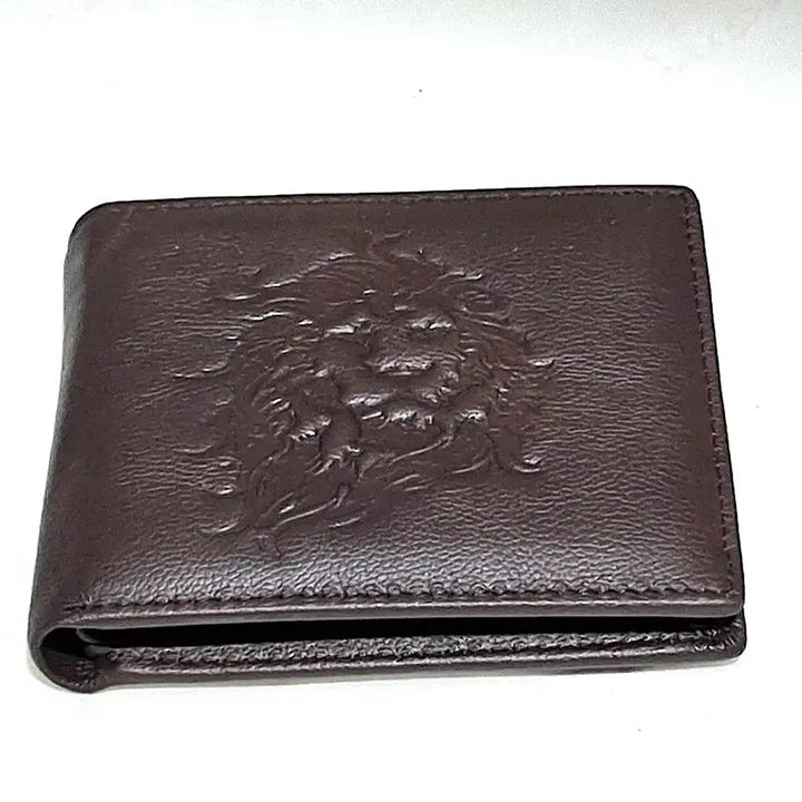 [SOLD OUT] (무배)라이언 소가죽 반지갑 브라운