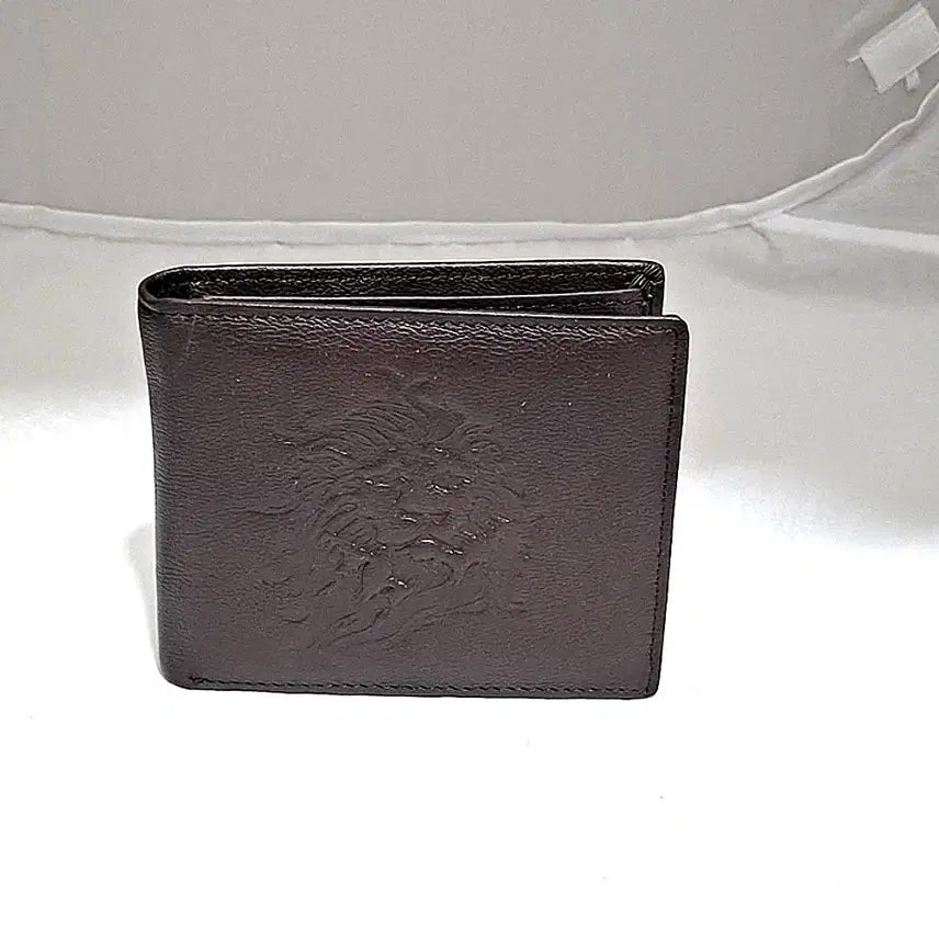 [SOLD OUT] (무배)라이언 소가죽 반지갑 브라운