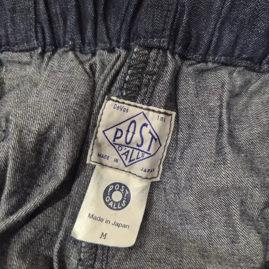 [SOLD OUT] 포스트 오버롤즈  E-Z Lax 4 6oz 데님