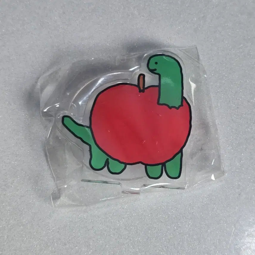 [BUNJANG] Joguman Brachio Apple Dinosaur Acrylic Stand / 조구만 브라키오 사과 애플 공룡 아크릴 스탠드 가챠 미개봉