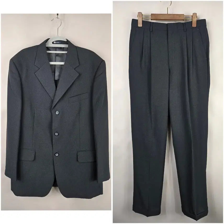 [BUNJANG] FACIS Wool Blend Three-Button Suit Set / [무료배송]FACIS 파시스 100(32) 울 혼방 쓰리버튼 정장 셋업