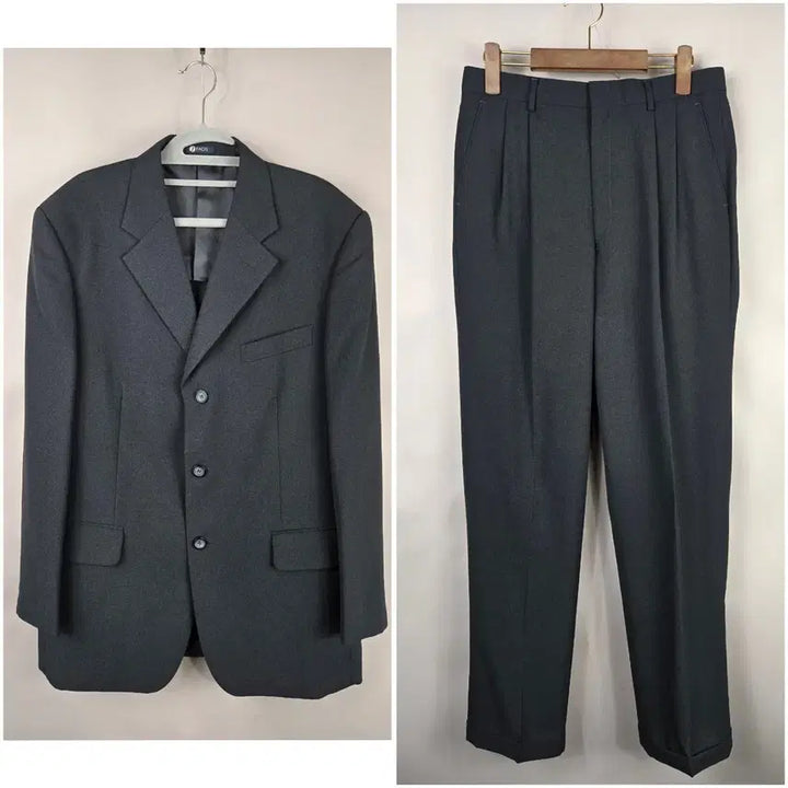 [BUNJANG] FACIS Wool Blend Three-Button Suit Set / [무료배송]FACIS 파시스 100(32) 울 혼방 쓰리버튼 정장 셋업