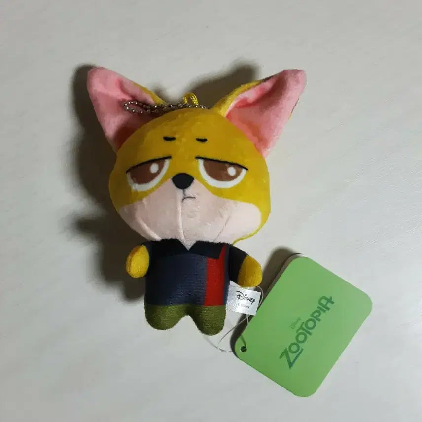 [BUNJANG] Zootopia Nick Wilde Keychain Plush New / 주토피아 핀닉 키링 인형 새상품