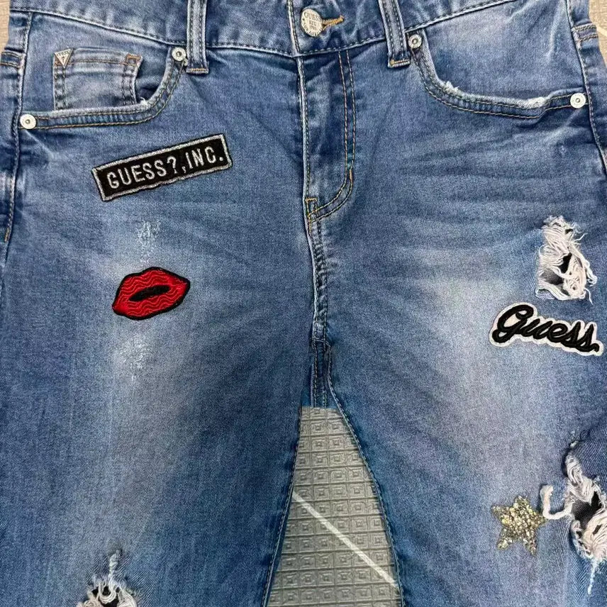 [BUNJANG] Guess Wappen Jeans (S) / 게스 와펜 청바지 / S 25~26인치