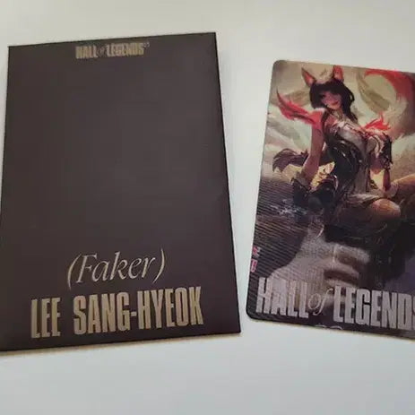 [SOLD OUT] 페이커 전설의 전당 홀 오브 레전드 랜티큘러 카드