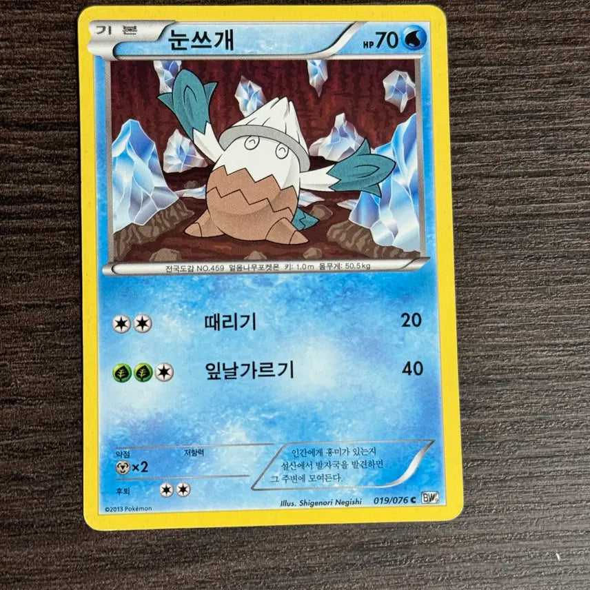 [BUNJANG] Pokemon Snom Card / 포켓몬카드 눈쓰개 판매 2