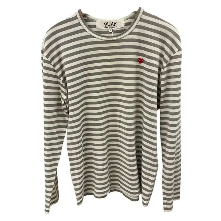 [SOLD OUT] 꼼데가르송 플레이 스트라이프 롱슬리브