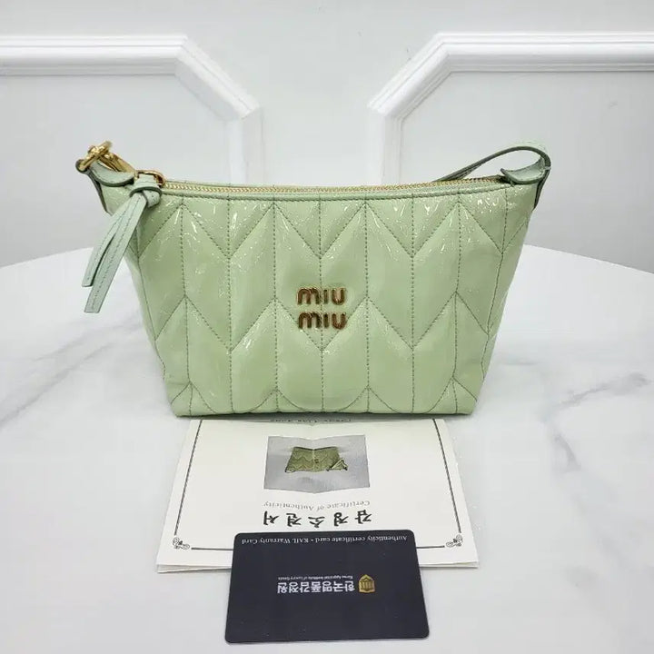 [SOLD OUT] 미우미우 스피릿 페이던트 메로나 미니백 5NE841