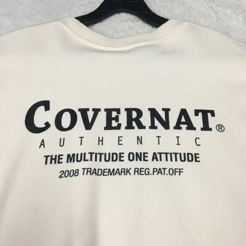 [BUNJANG] Covernat Back Logo Sweatshirt / 커버낫 백로고 맨투맨 만원샵 DD10