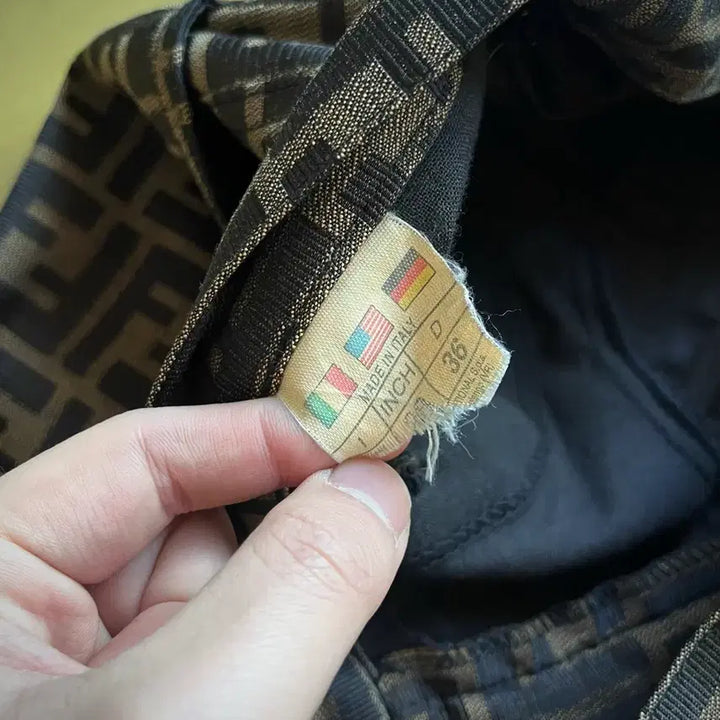 [BUNJANG] FENDI Archive Zuca Pattern Vintage Trousers / 1990s FENDI 펜디 아카이브 시그니처 주카 패턴 빈티지 트라우저