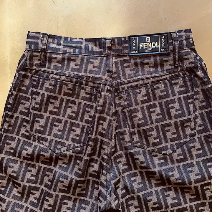 [BUNJANG] FENDI Archive Zuca Pattern Vintage Trousers / 1990s FENDI 펜디 아카이브 시그니처 주카 패턴 빈티지 트라우저
