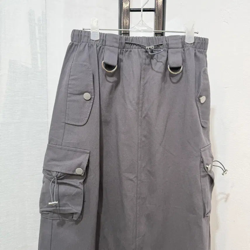 [BUNJANG] Unbranded M Bending Cargo Long Skirt / (M)밴딩 카고치마 롱스커트 롱치마 카고스커트 4374