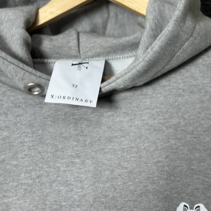 [BUNJANG] X:Ordinary Gray Hoodie 52 / X:Ordinary 회색 후드티 52
