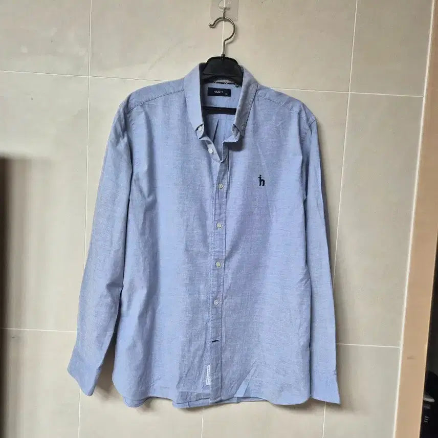 [BUNJANG] Hazzys Blue Shirt 105 / 헤지스 셔츠 하늘색 남방 105
