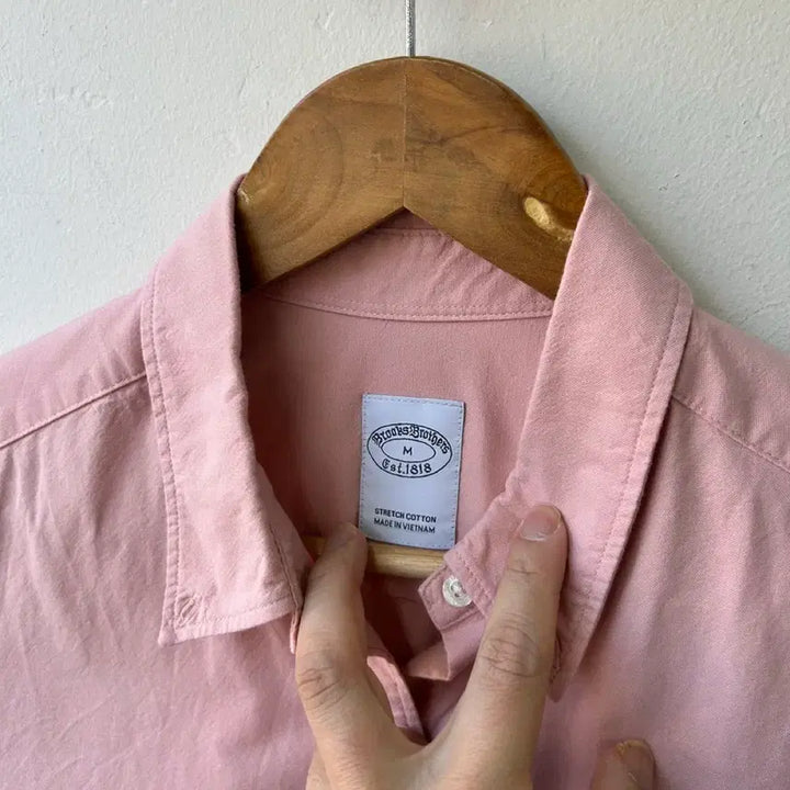 [BUNJANG] Brooks Brothers Pink Shirt / 16619 - 브룩스 브라더스 핑크 셔츠