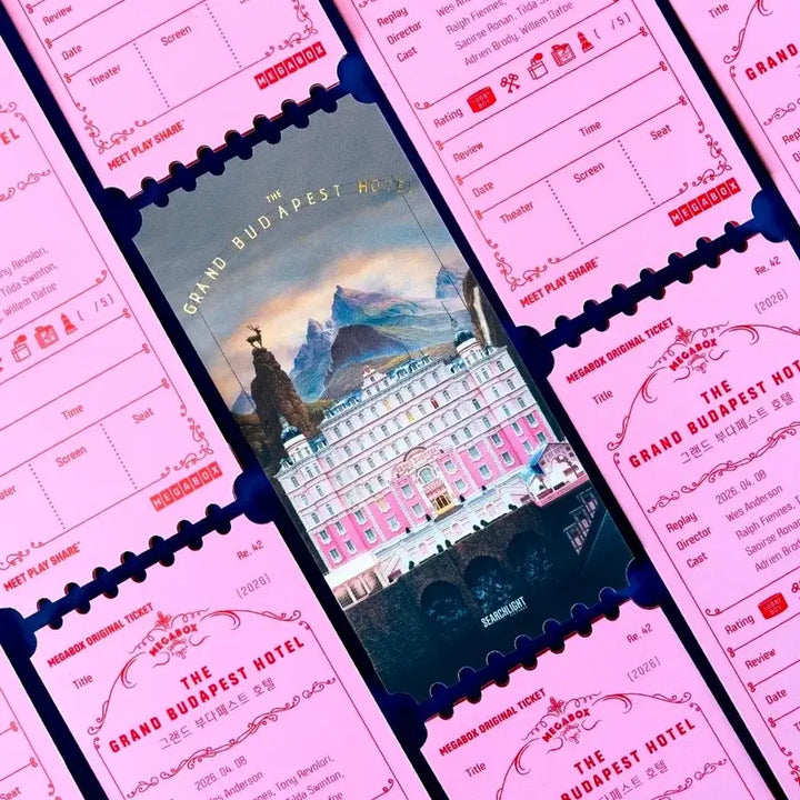 [BUNJANG] The Grand Budapest Hotel Original Ticket / 미개봉 그랜드 부다페스트 호텔 오리지널티켓