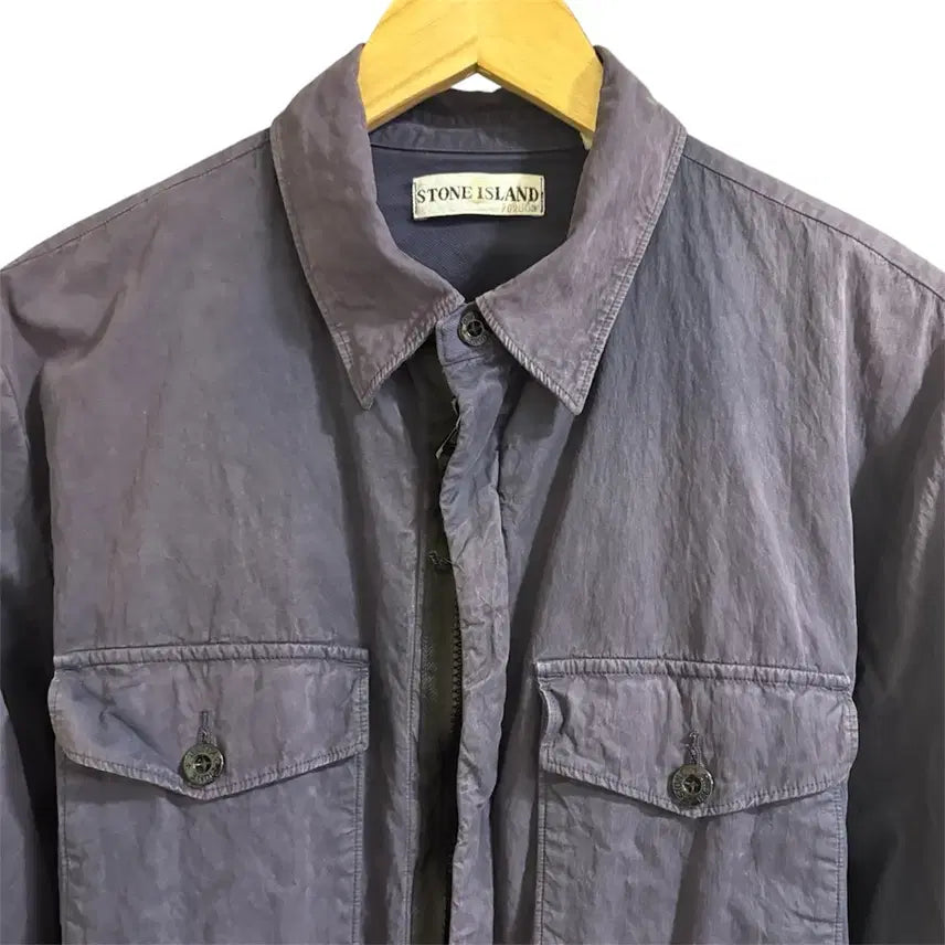 [SOLD OUT] [L] Stone Island 00s Garment Dyed 오버셔츠