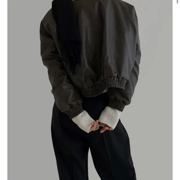[BUNJANG] Laroom Leather Jumper / 라룸 레더점퍼