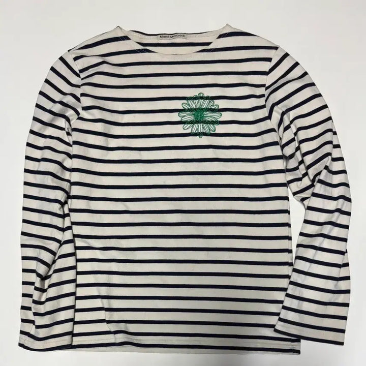 [SOLD OUT] 여성 마르디 메크르디 플라워 스트라이프 긴팔 티셔츠 M