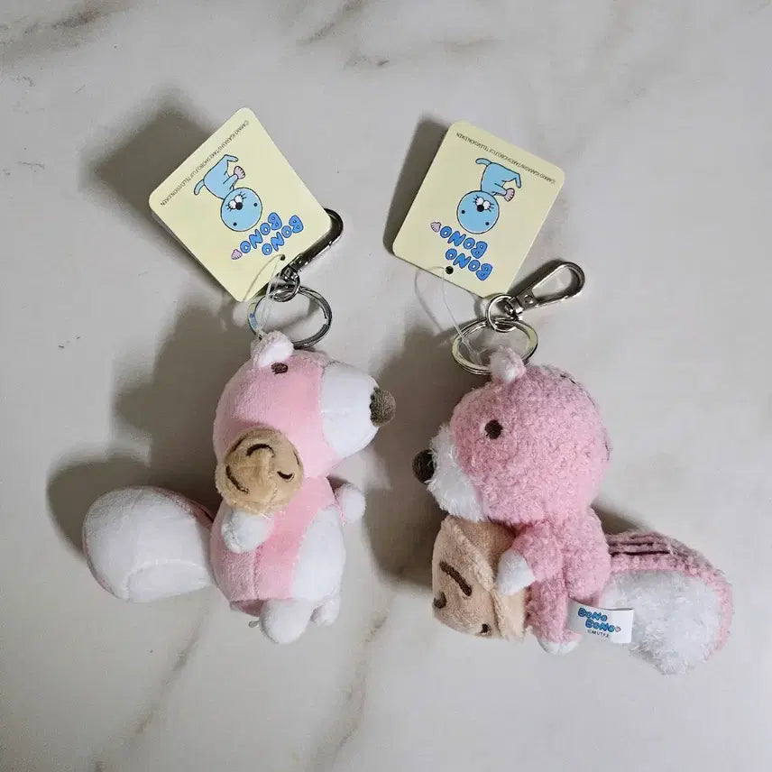 [BUNJANG] Bonobono Porori Doll Keychain (2 Versions) / 보노보노 포로리 인형 키링(2가지 버젼)