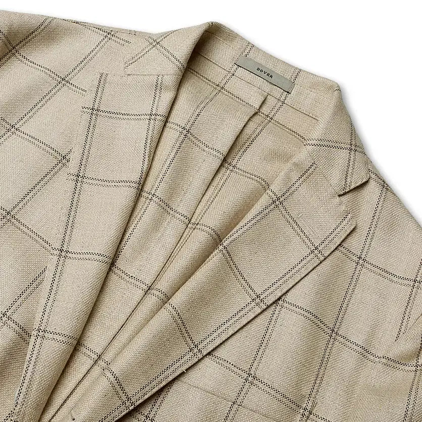 [BUNJANG] Boglioli Luxury Silk &amp; Wool Check Sports Jacket / 볼리올리 [Boglioli] 럭셔리 세타 실크 &amp; 울 체크 스포츠 자켓