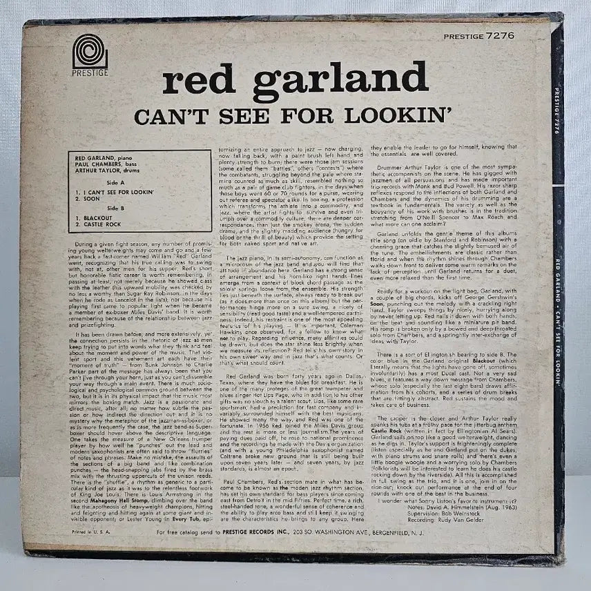 [BUNJANG] Red Garland Can&