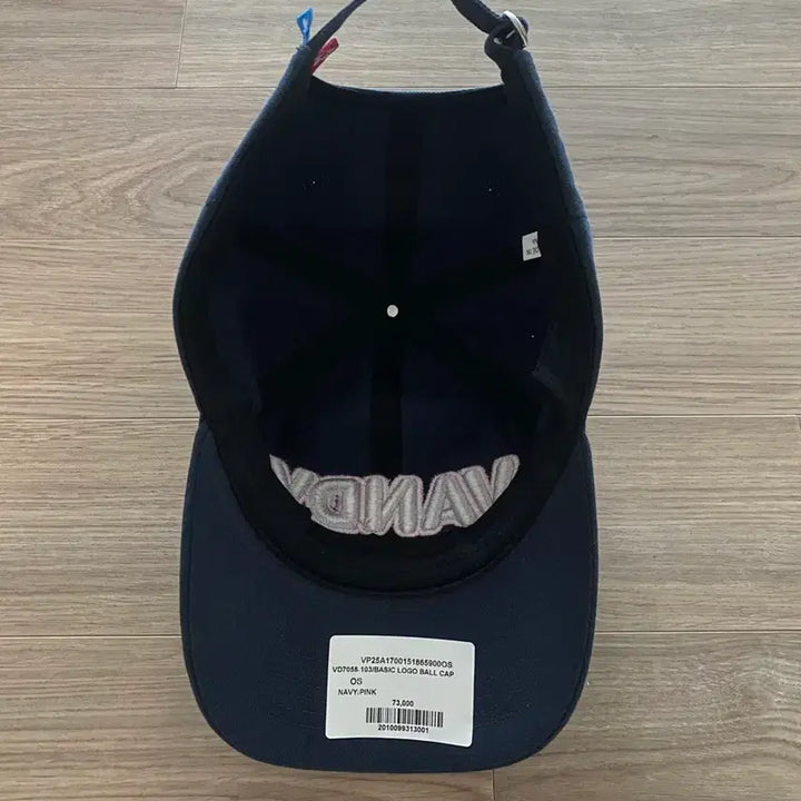 [BUNJANG] Bandithepink Navy Basic Logo Cap / 반디더핑크 네이비 모자 (새상품)