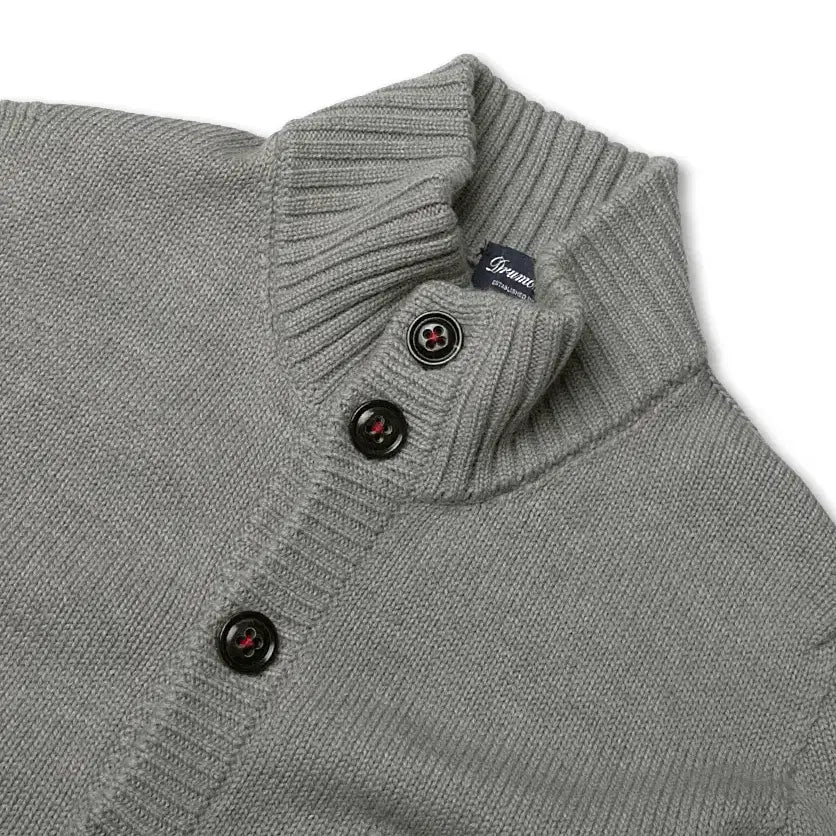 [BUNJANG] Drumohr Superfine Merino Wool Button Cardigan / 드루모어 [Drumohr] 슈퍼파인 메리노울 니트 이태리 버튼 가디건