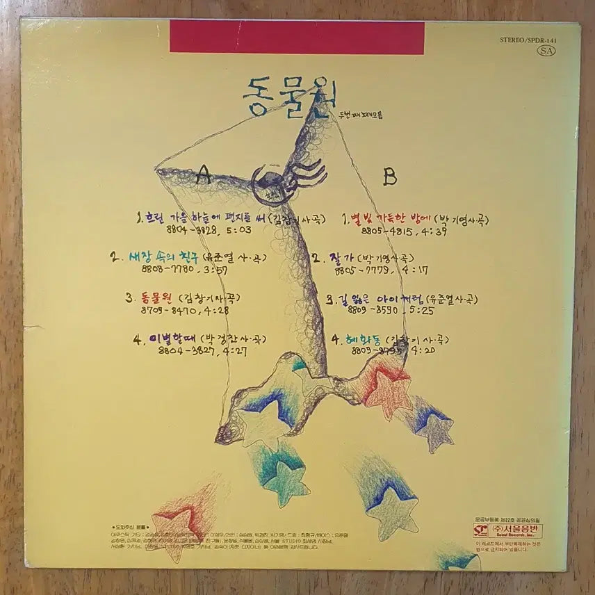 [BUNJANG] Zoo Second Album LP / 동물원 두번째2집lp.nm-